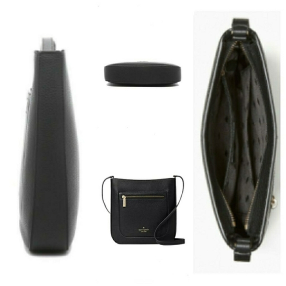 SOLD-Kate Spade Leila Top Zip Crossbody Black - Picture 2 of 12